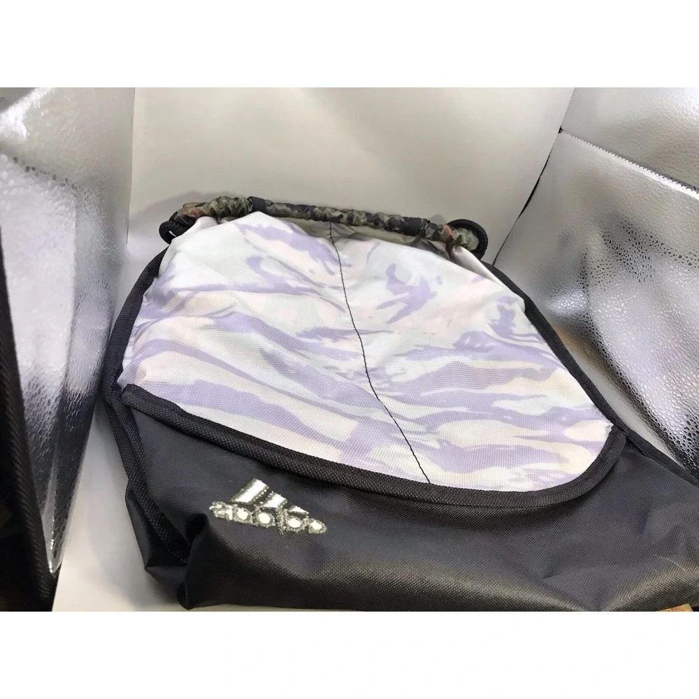 Adidas Alliance II Sackpack Camouflage‎ Front Black Back Backpack Bag